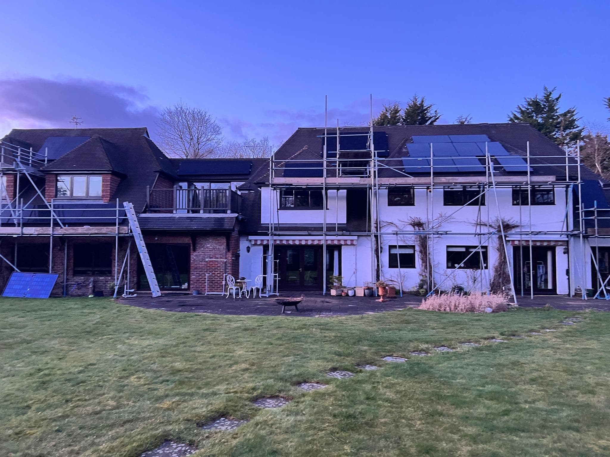 Solar panels installed on a UK home by First Choice Solar