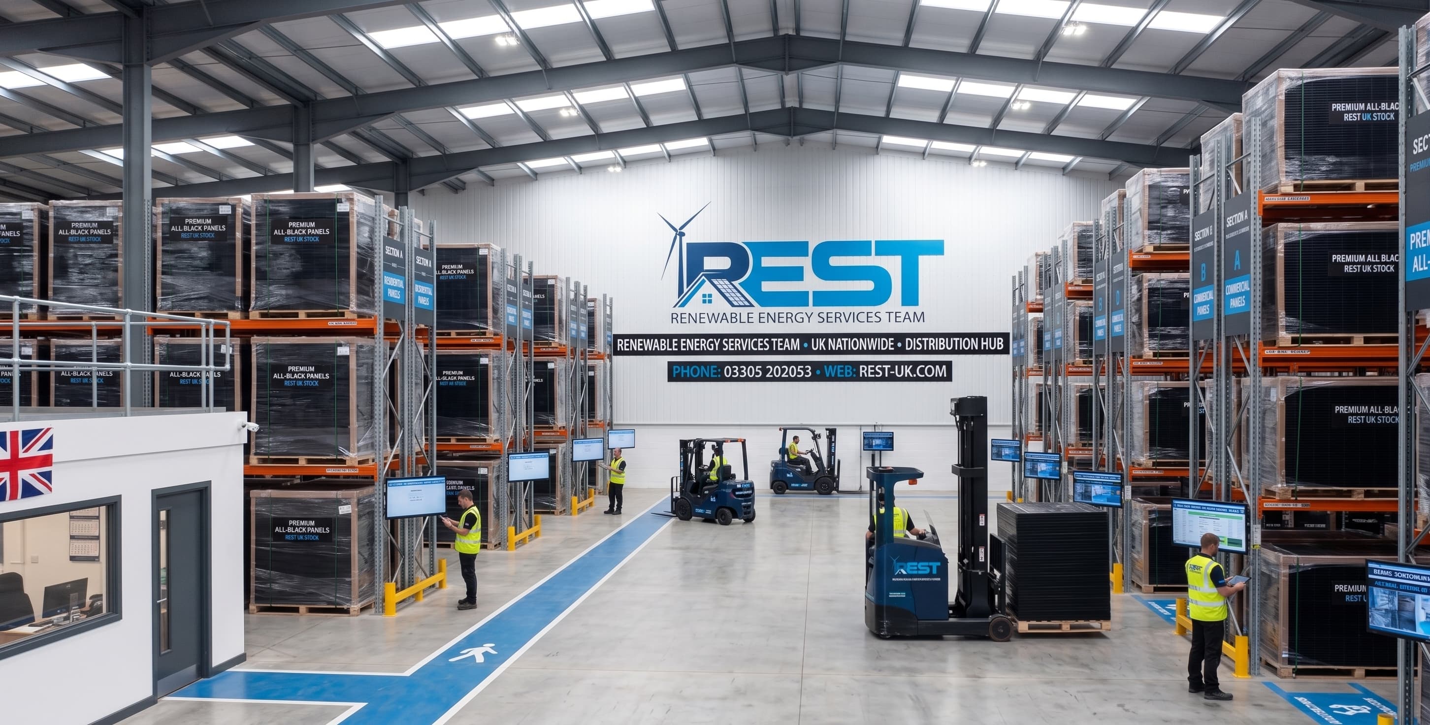 First Choice Solar warehouse and operations centre